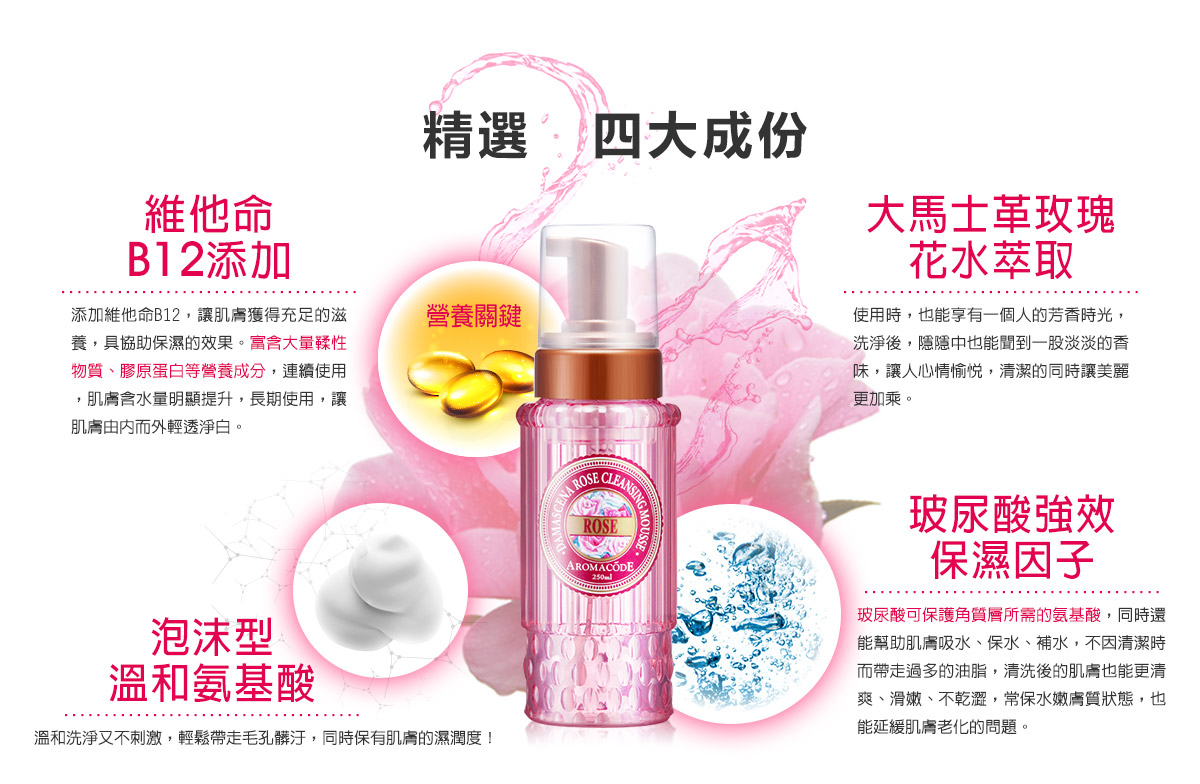 B12洗卸慕絲成份