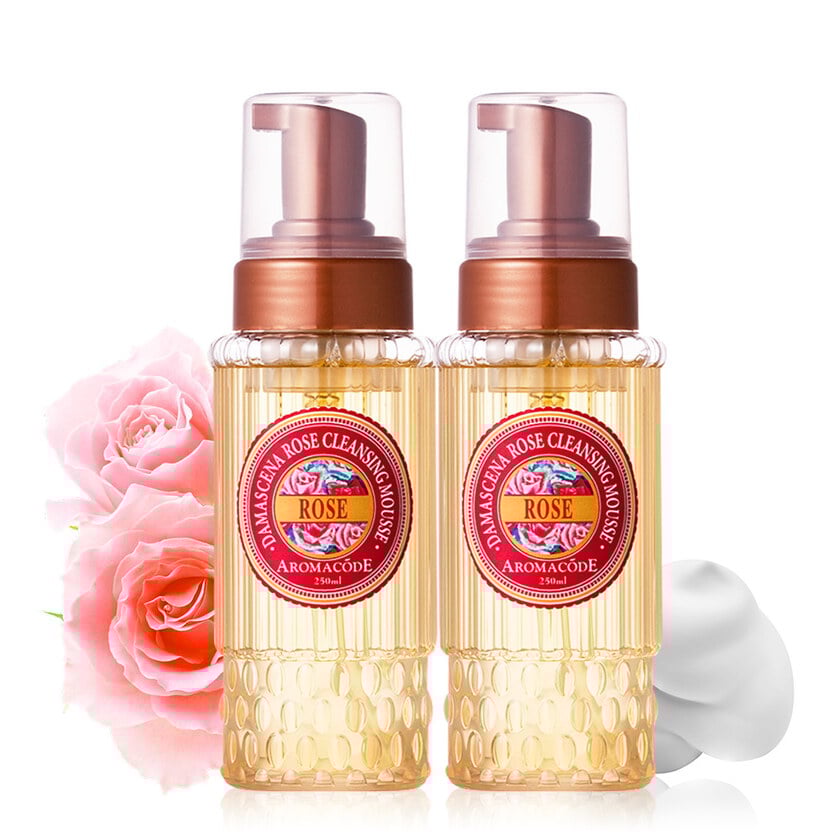 大馬士革玫瑰氨基酸淨白洗卸二用慕絲250ml(買一送一，兩入$300)