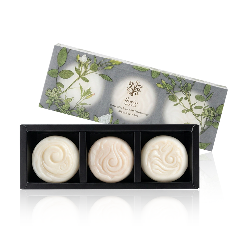 【新品】雅聞脈輪三體質平衡皂-風、火、水(65g*3)