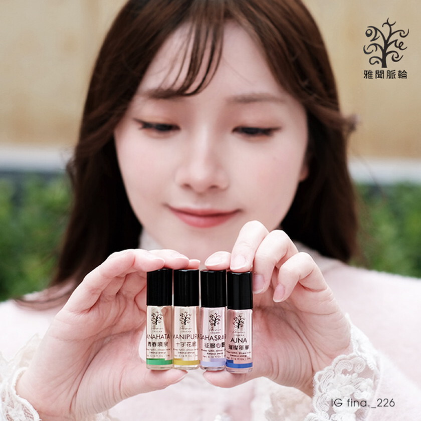 雅聞脈輪療癒花園心靈香水寶盒(滾珠瓶7支)