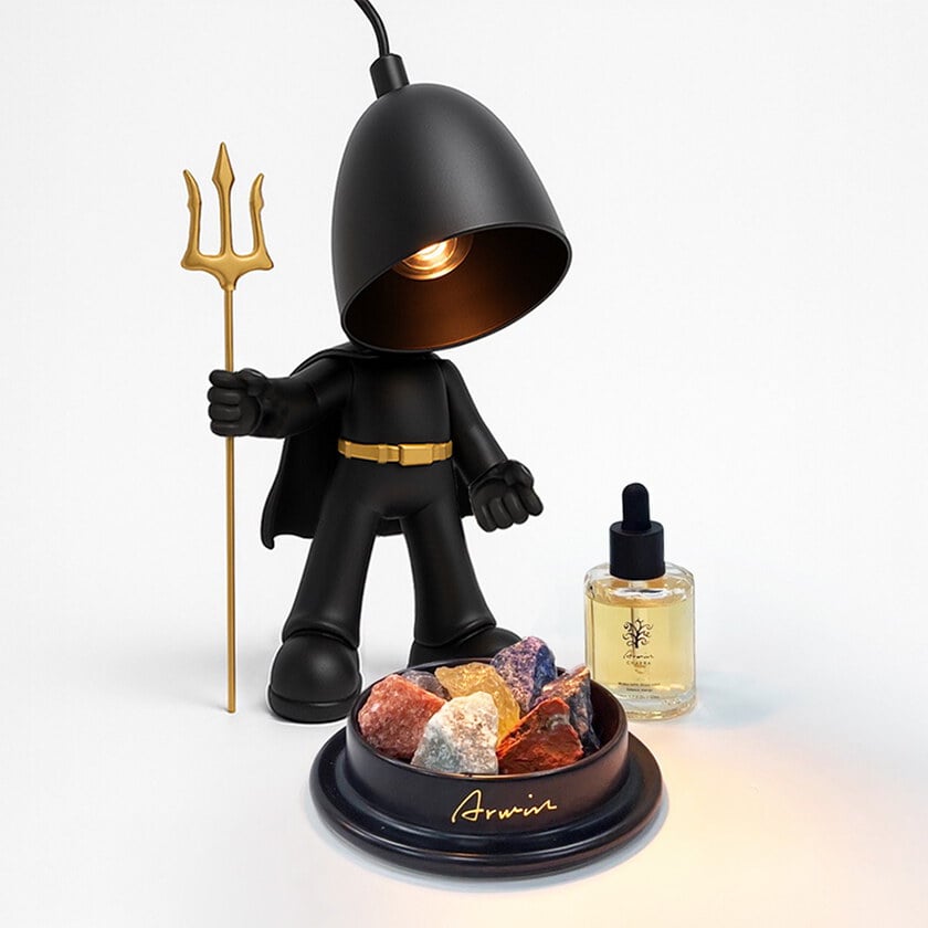 雅聞脈輪融燭香氛燈(小飛俠)+雅聞脈輪擴香香氛(任選1入)+雅聞脈輪水晶香氛能量寶盒