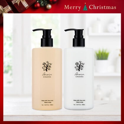 雅聞脈輪玫瑰花園香浴露380ml+雅聞脈輪玫瑰花園全能身體乳380ml